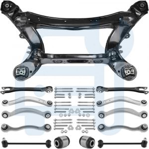 Corps d'Essieu Berceau & Bras de Suspension Arrière pour Mercedes Benz Classe C W204