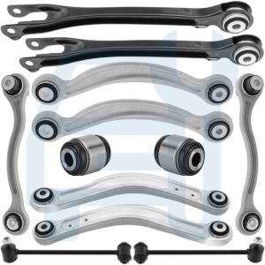 Kit Triangle Bras de Suspension Arrière 12 Pièces pour Mercedes Benz Classe C W204