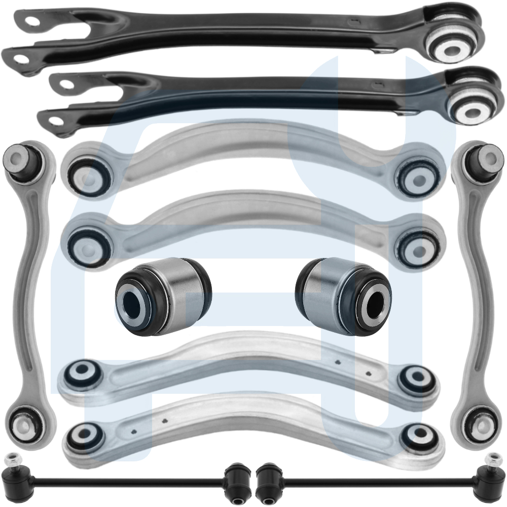 Kit Triangle Bras de Suspension Arrière 12 Pièces pour Mercedes Benz Classe C W204
