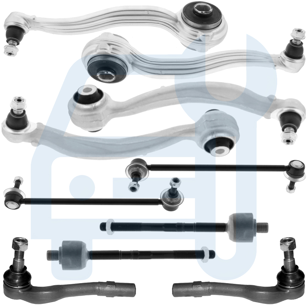 Kit Triangle Bras de Suspension Avant 10 Pièces pour Mercedes Benz Classe C W204
