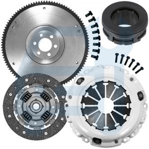 Kit Embrayage Volant Moteur Rigide Monomasse pour Audi A4 B5 B6 B7 A6 4B 1.8 T 2.0