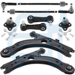 Kit Triangle Bras de Suspension Avant 10 Pièces pour Audi A3 8L