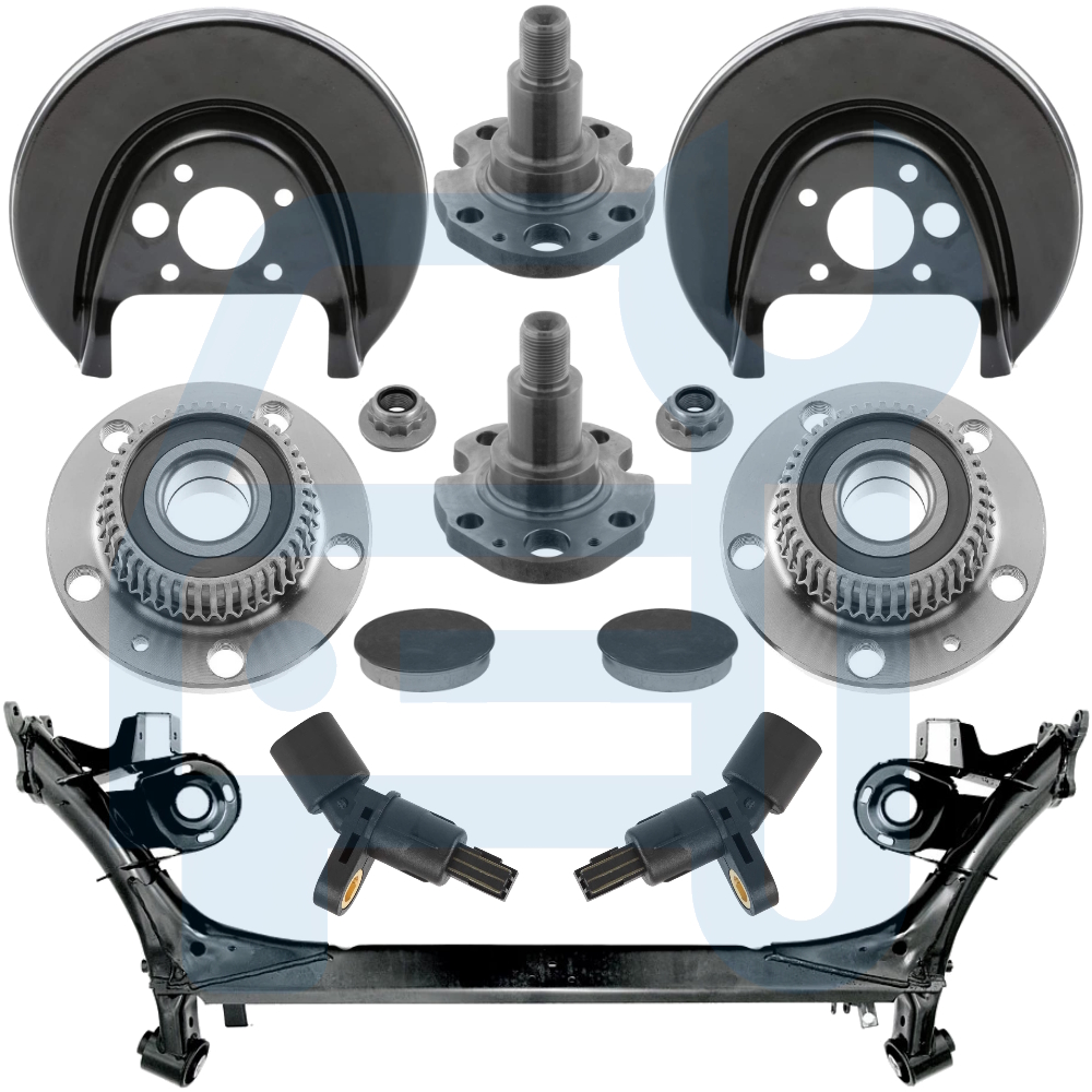 Kit Corps d'Essieu Roulement de Roue Moyeu Capteur ABS Arrière pour Audi A3 8L