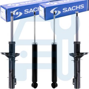 Kit Amortisseurs Gaz Avant Arrière SACHS pour Audi A3 8L
