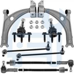 Kit Triangle Bras de Suspension Avant 10 Pièces pour Audi Q3 8U