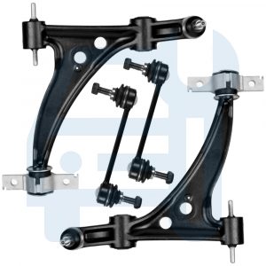 Kit Triangle Bras de Suspension Avant Inférieur 4 Pièces pour Alfa Romeo 166