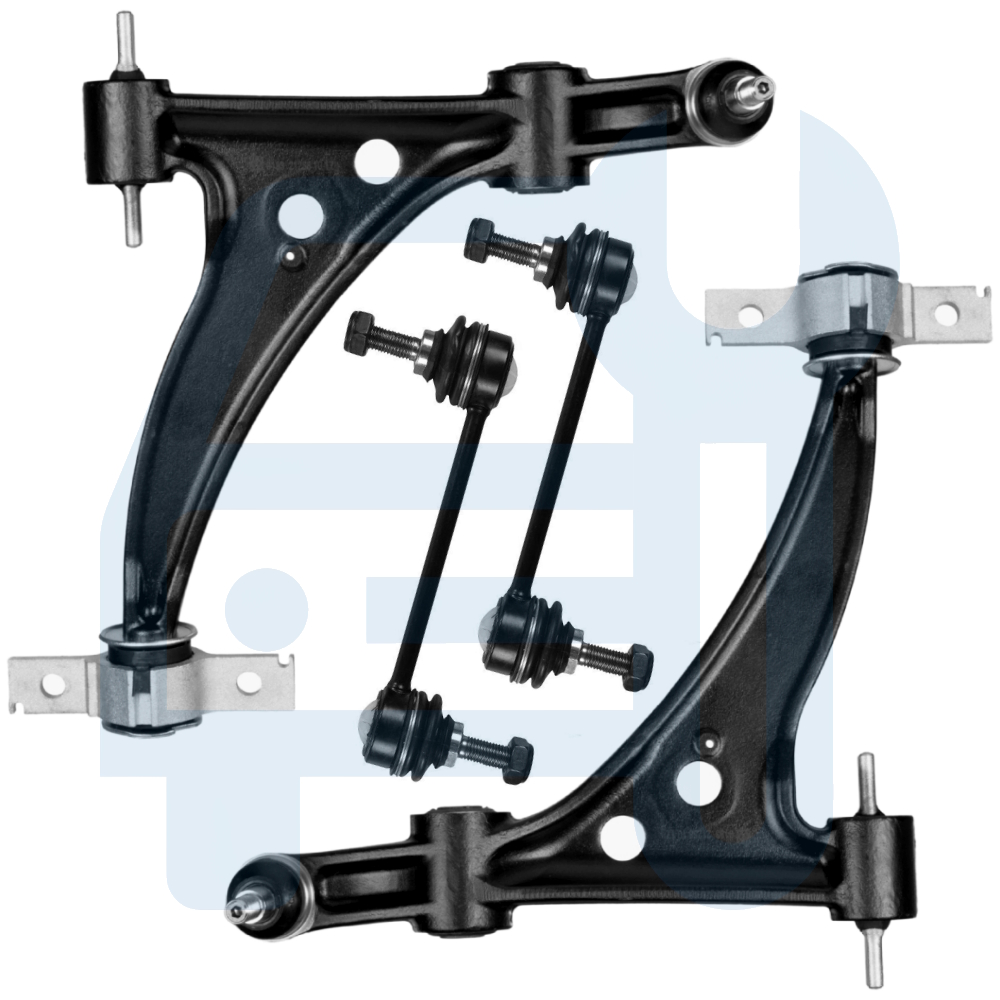 Kit Triangle Bras de Suspension Avant Inférieur 4 Pièces pour Alfa Romeo 166