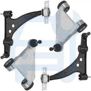 Kit Triangle Bras de Suspension Avant 4 Pièces pour Alfa Romeo 166