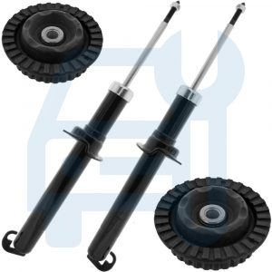 Kit Amortisseurs Gaz Coupelles Avant 4 Pièces pour Alfa Romeo 147