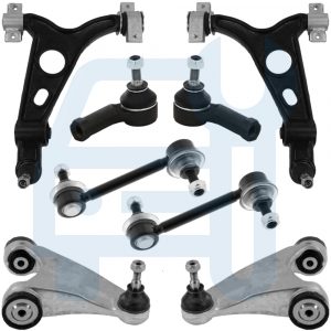 Kit Triangle Bras de Suspension Avant 8 Pièces pour Alfa Romeo 147