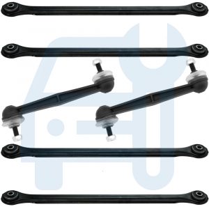 Kit Triangle Bras de Suspension Barre Stab Arrière 4 Pièces pour Alfa Romeo 147