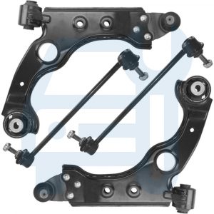 Kit Triangle Bras de Suspension Avant Inférieur 4 Pièces pour Alfa Romeo Giulietta