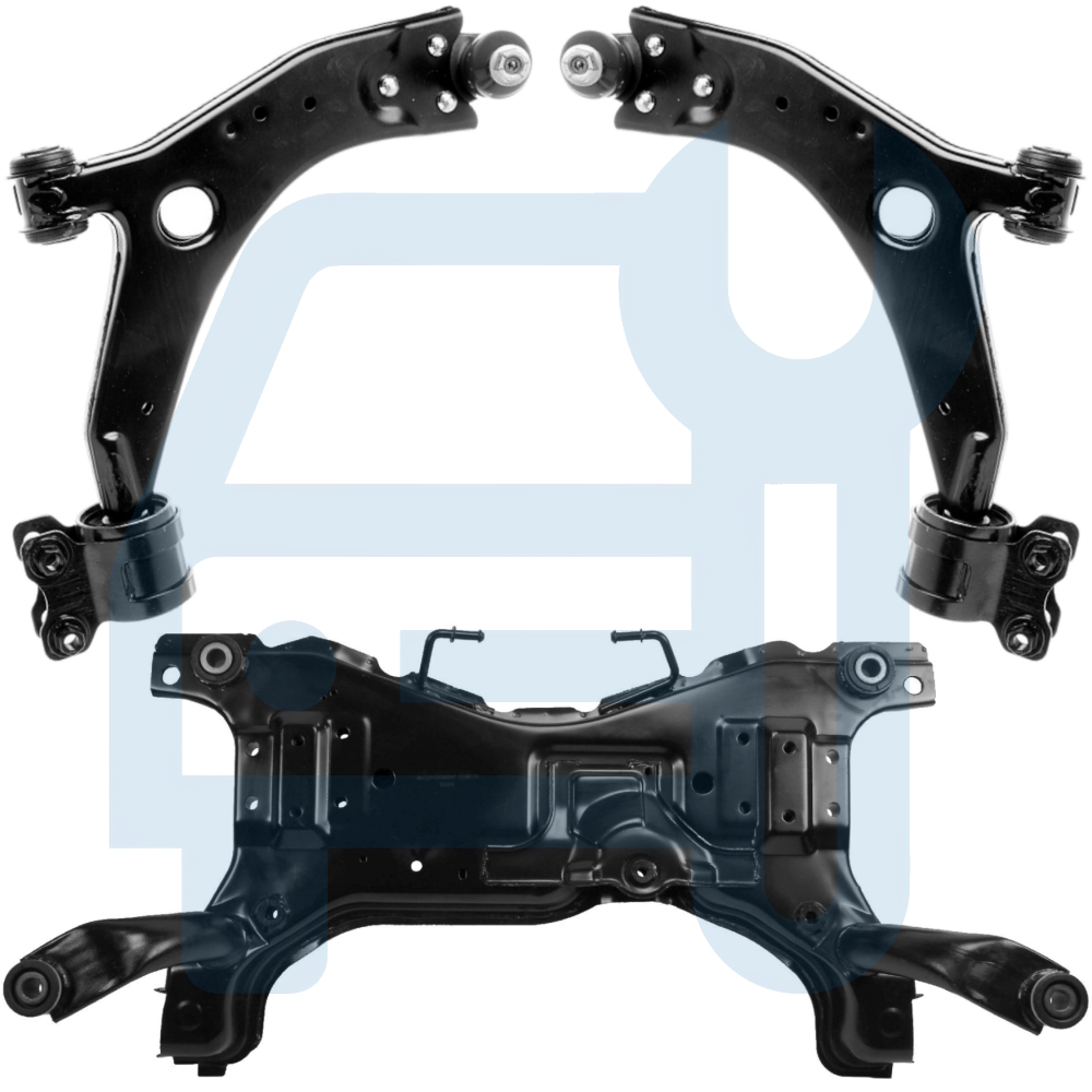 FORD FOCUS II C-MAX BERCEAU SUPPORT MOTEUR TRIANGLE BRAS DE SUSPENSION ROTULE AV