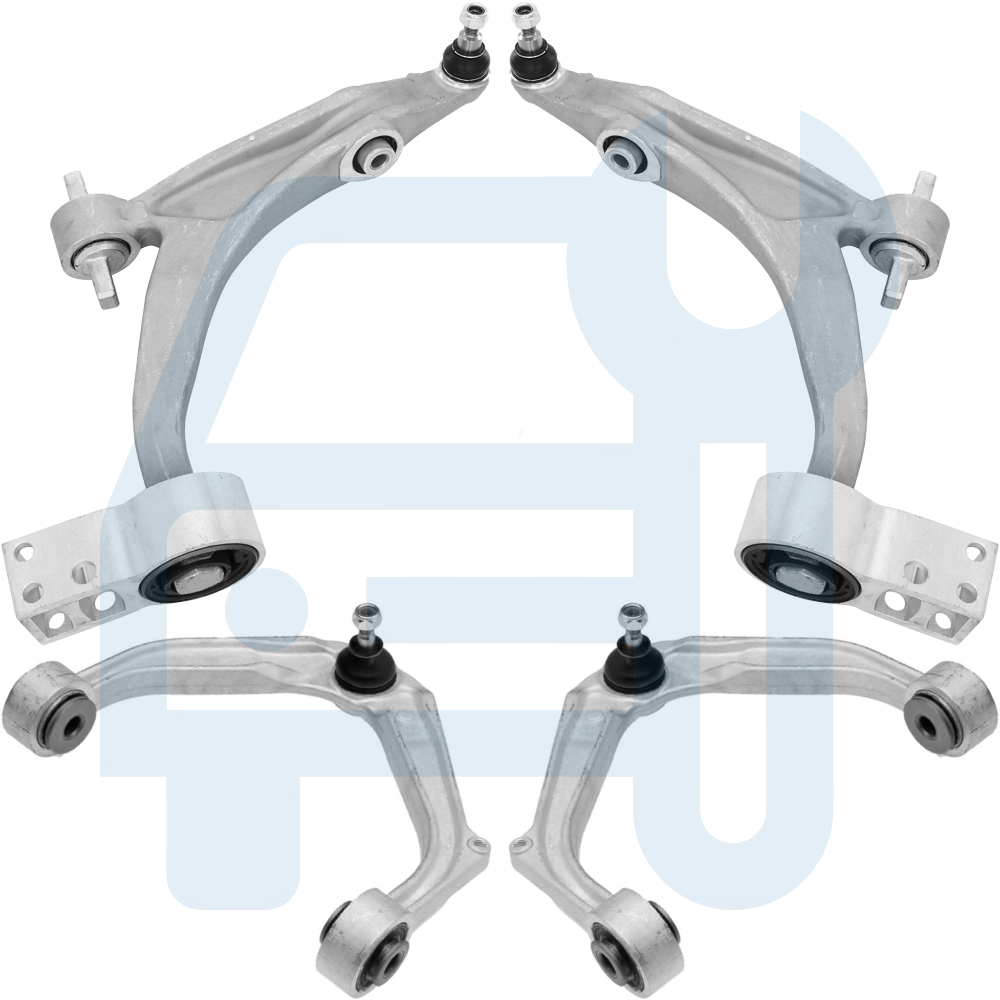 Kit Triangle Bras de Suspension Avant 4 Pièces pour Alfa Romeo Brera