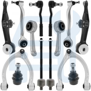 Kit Triangle Bras de Suspension Avant 14 Pièces pour Mercedes Classe S W220 Châssis ABC