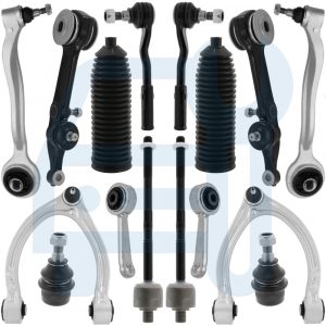 Kit Triangle Bras de Suspension Avant 14 Pièces pour Mercedes Classe S W220