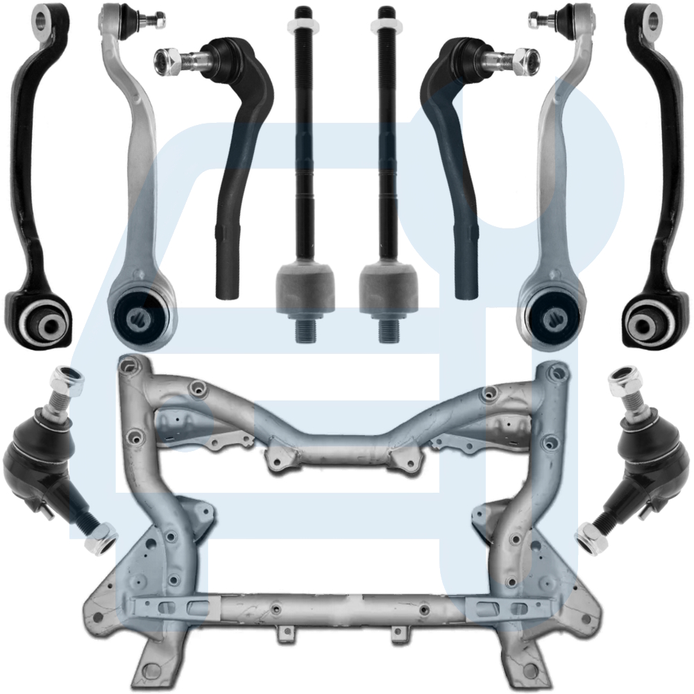 Plot de Berceau Moteur & Bras de Suspension Avant 11 Pièces pour Mercedes Classe E W212 S212 CLS C218