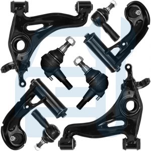 Kit Triangle Bras de Suspension Avant 8 Pièces pour Mercedes CLK A208 C208 W208