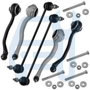 Kit Triangle Bras de Suspension Avant 6 Pièces & Visserie pour Mercedes Classe C W203 S203
