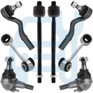 Kit Rotules Biellette de Barre Stabilisatrice Avant 8 Pièces pour Mercedes Classe E W210 S210
