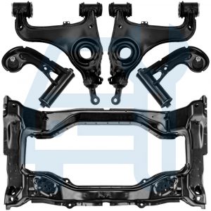 Plot de Berceau Moteur & Bras de Suspension Avant 4 Pièces pour Mercedes Classe E W210 S210