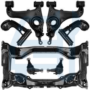 Plot de Berceau Moteur & Bras de Suspension Avant 6 Pièces pour Mercedes Classe E W210 S210