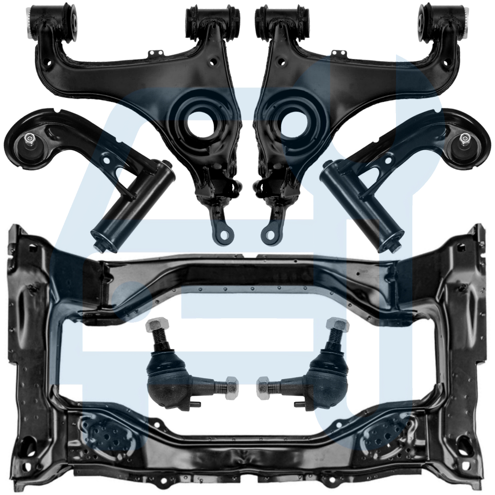 Plot de Berceau Moteur & Bras de Suspension Avant 6 Pièces pour Mercedes Classe E W210 S210