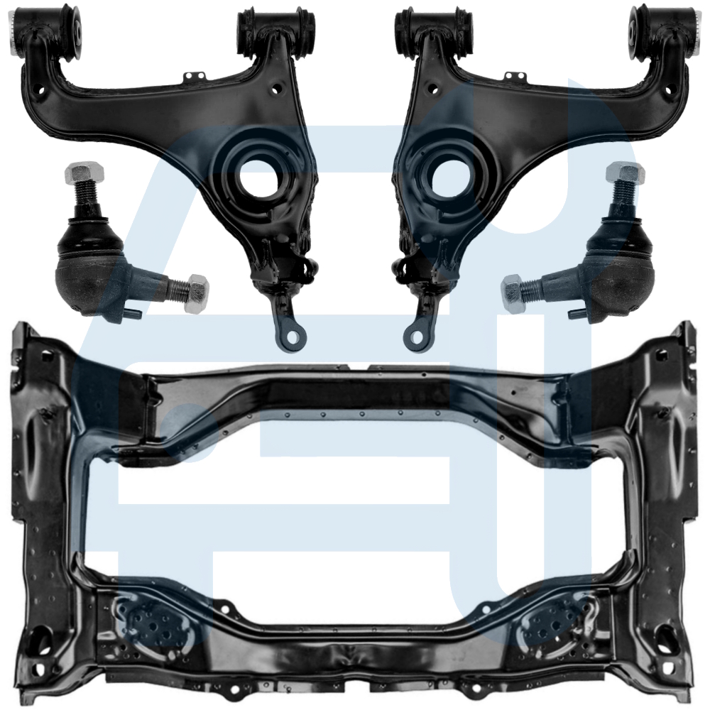 Plot de Berceau Moteur & Bras de Suspension Avant 4 Pièces pour Mercedes Classe E W210 S210
