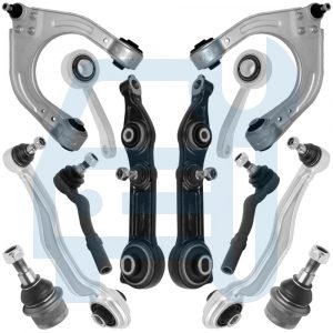 Kit Triangle Bras de Suspension Avant 12 Pièces pour Mercedes Classe E W211 S211