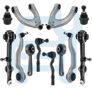 Kit Triangle Bras de Suspension Avant 12 Pièces pour Mercedes Classe E W211 S211