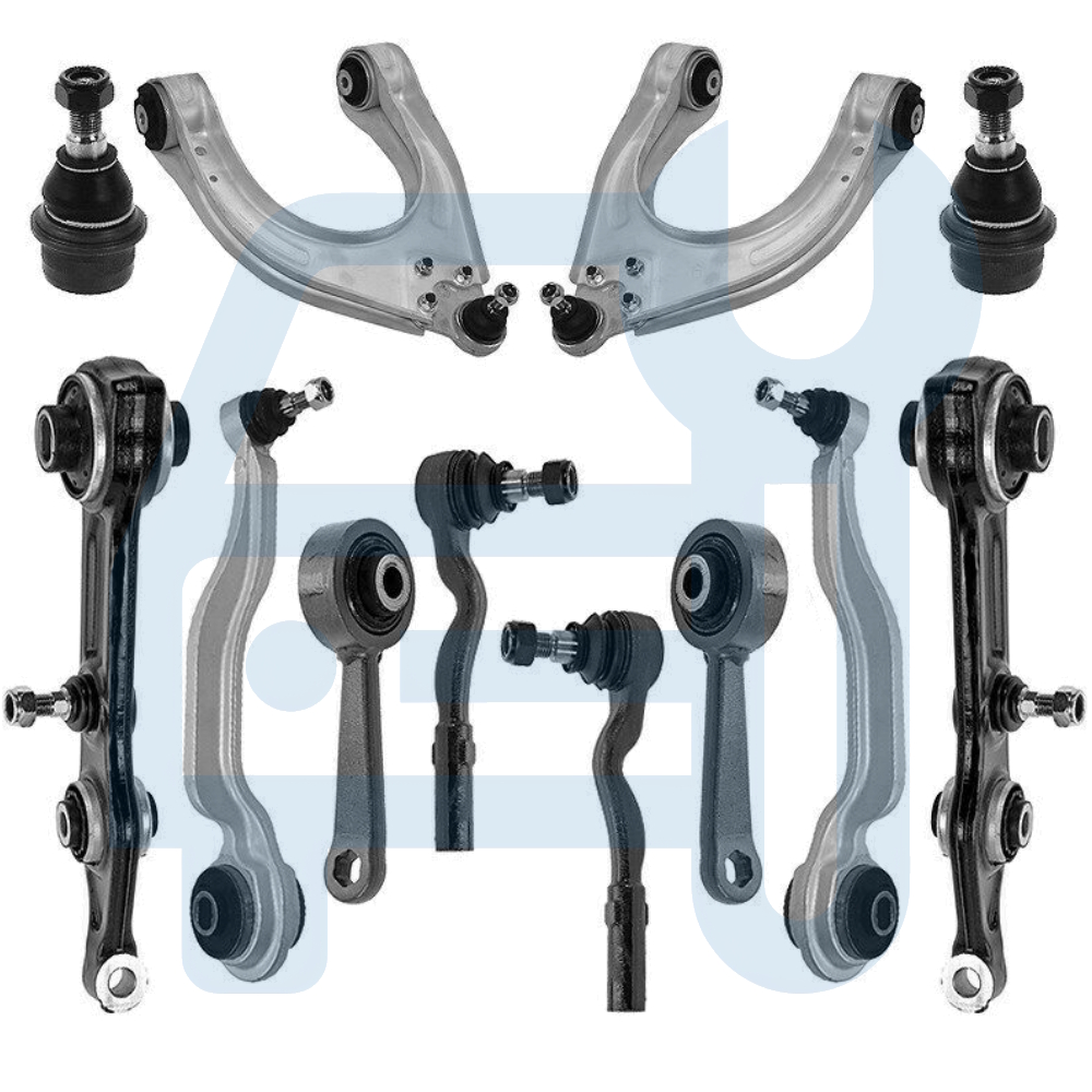 Kit Triangle Bras de Suspension Avant 12 Pièces pour Mercedes Classe E W211 S211