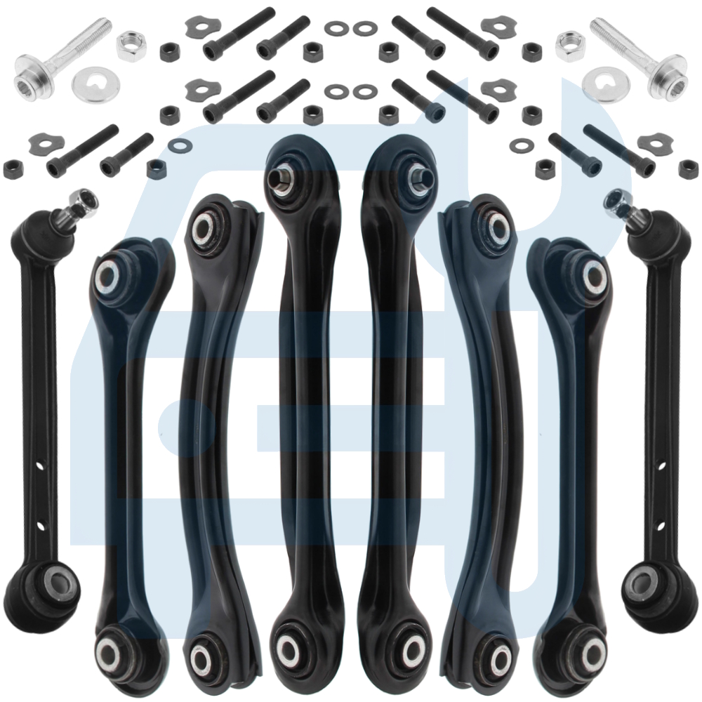 Kit Triangle Bras de Suspension Arrière 9 Pièces pour Mercedes CLK W208 A208