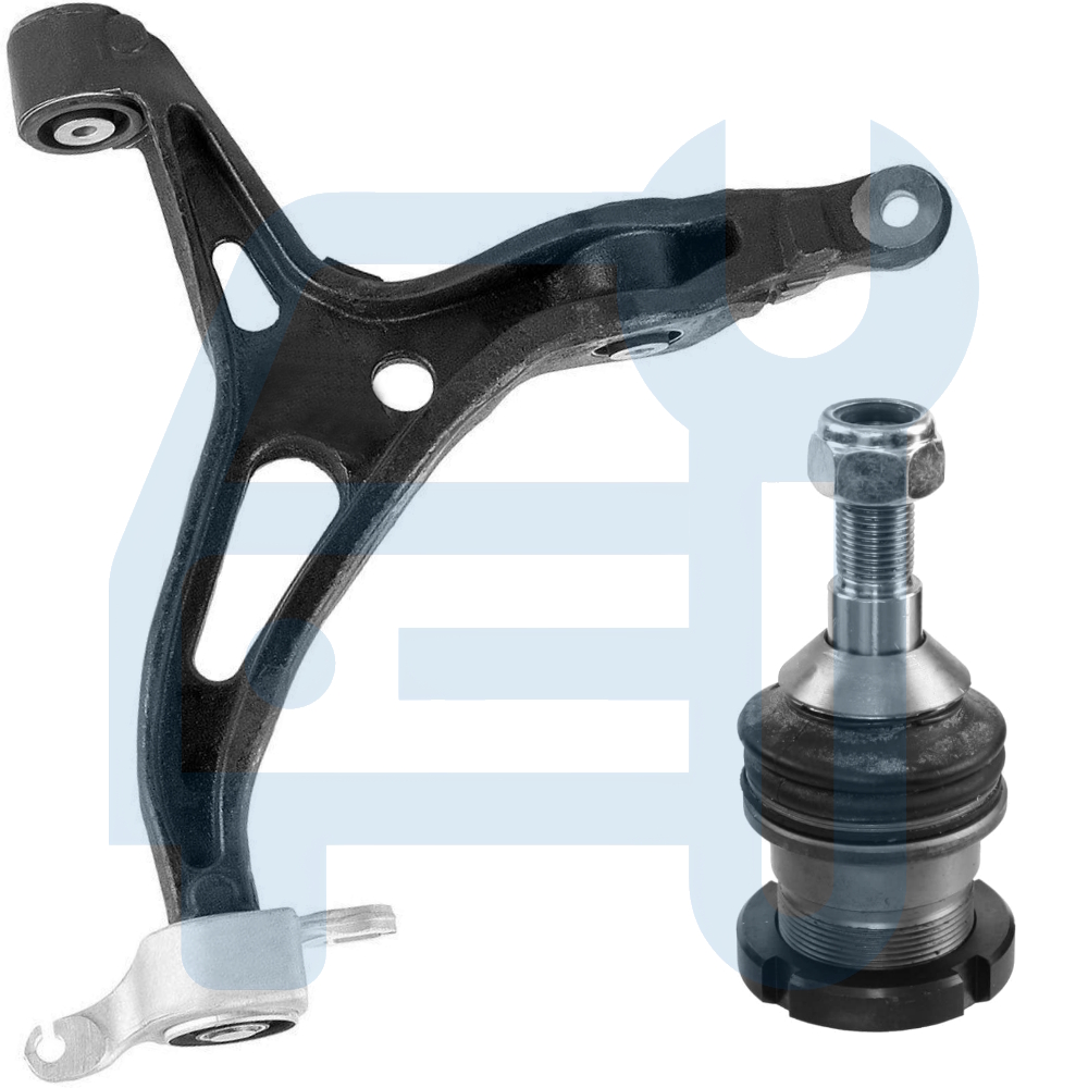 Kit Triangle Bras de Suspension Avant Droit 2 Pièces pour Mercedes ML W164 GL X164