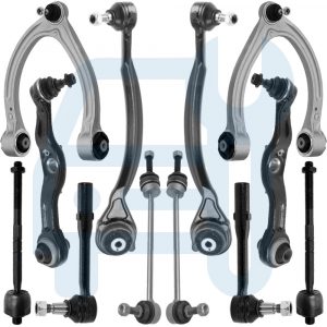 Kit Triangle Bras de Suspension Avant 12 Pièces pour Mercedes Classe S W221 4MATIC