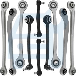 Kit Triangle Bras de Suspension Arrière 10 Pièces pour Mercedes Classe S W140 CL Coupé C140