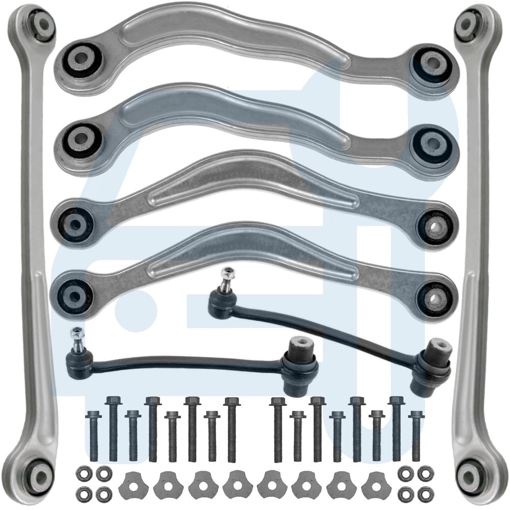Kit Triangle Bras de Suspension Arrière 9 Pièces pour Mercedes CL Coupé C215