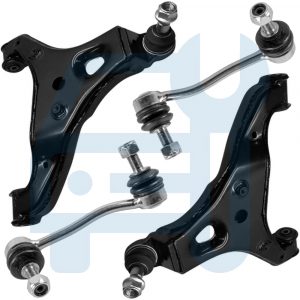 Kit Triangle Bras de Suspension Avant 4 Pièces pour Mercedes Sprinter 906 VW Crafter 2E 2F