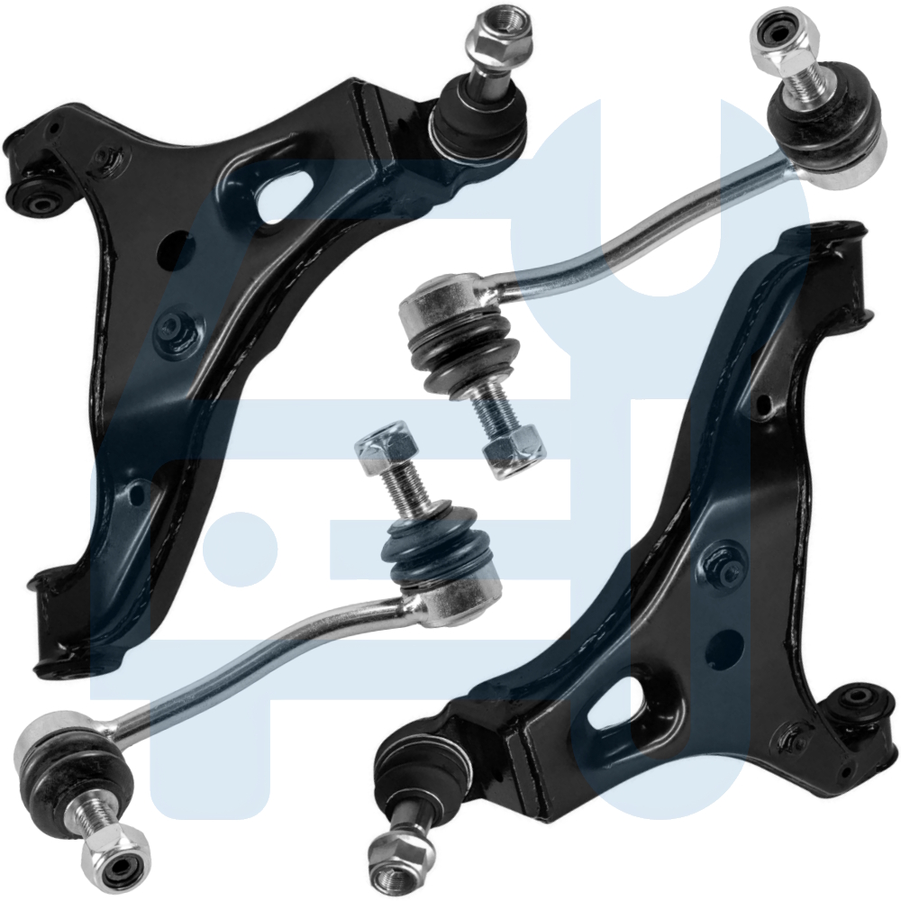 Kit Triangle Bras de Suspension Avant 4 Pièces pour Mercedes Sprinter 906 VW Crafter 2E 2F
