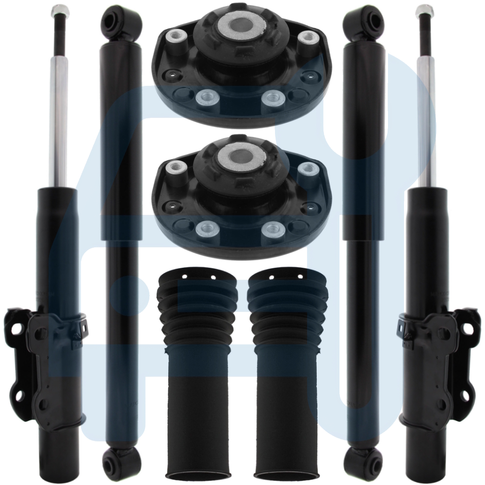 Kit Amortisseurs Gaz Coupelles Avant & Arrière 8 Pièces pour Mercedes Sprinter 906