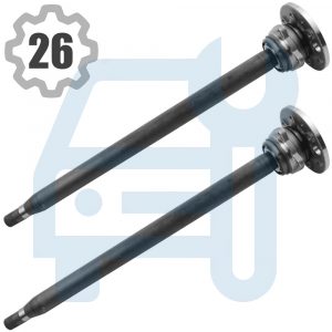 Kit Arbre de Transmission Demi Essieu 26 Dents Arrière 2 Pièces pour Mercedes Sprinter 906