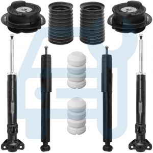 Kit Amortisseurs Gaz Coupelles Butée Avant Arrière pour Mercedes Classe E W124 S124 A124 C124