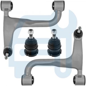 Kit Triangle Bras de Suspension Arrière Inférieur 4 Pièces pour Mercedes ML W163