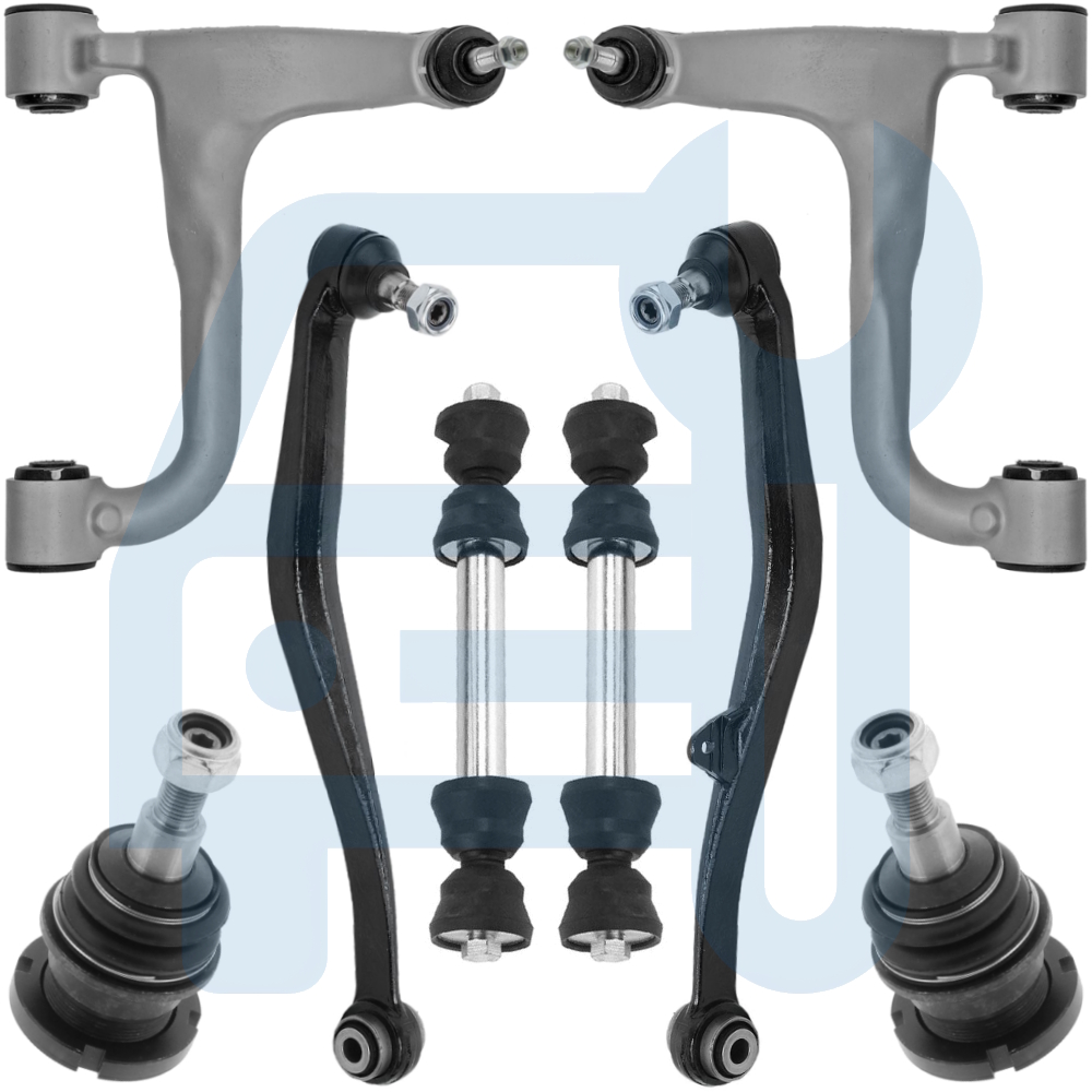 Kit Triangle Bras de Suspension Arrière 8 Pièces pour Mercedes ML W163