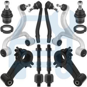 Kit Triangle Bras de Suspension Avant 10 Pièces pour Mercedes ML W163
