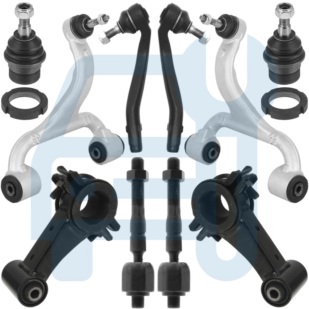 Kit Triangle Bras de Suspension Avant 10 Pièces pour Mercedes ML W163
