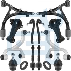 Kit Triangle Bras de Suspension Avant 12 Pièces pour Mercedes ML W163