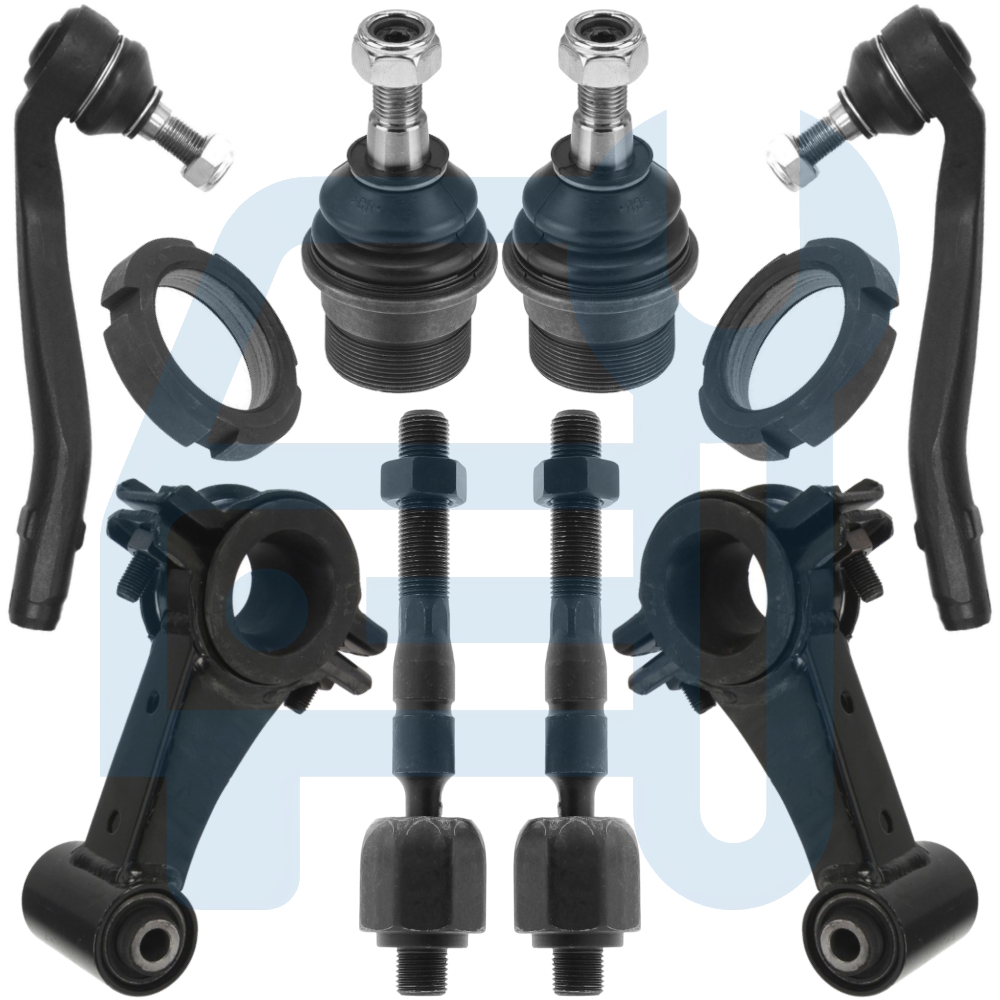 Kit Rotule de Direction Biellette Barre Stabilisatrice 8 Pièces Avant pour Mercedes ML W163
