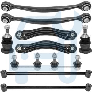 Kit Triangle Bras de Suspension Arrière 10 Pièces pour Mercedes ML W164 GL X164