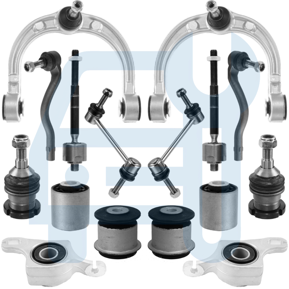 Kit Triangle Bras de Suspension Avant 16 Pièces pour Mercedes ML W164 GL X164