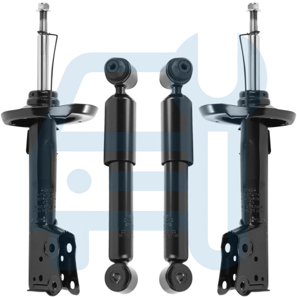 Kit Amortisseurs Gaz Avant & Arrière 4 Pièces pour Mercedes Classe A W168